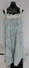 Torrid Women's Square Neck Tea Length Dress BL1 Tender Jacobean Blue Size 3 (3X)