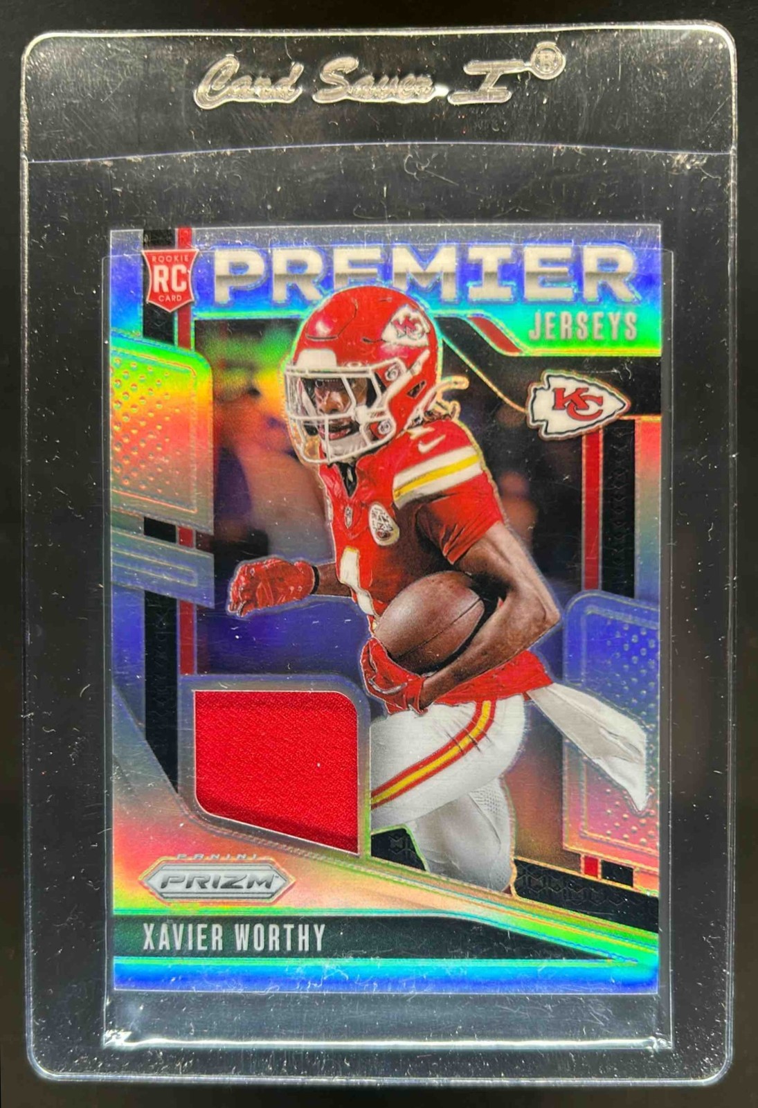 2024 Prizm Xavier Worthy Premier Jerseys RC Rookie #PJ-XWY Chiefs