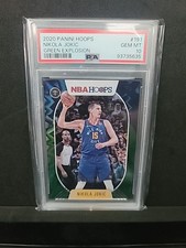 2020-21 Panini NBA HOOPS Nikola Jokić #191 Green Explosion /89 PSA 10 POP 1