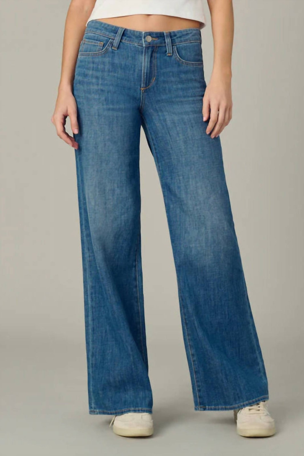 Joe's Jeans Lou Low Rise Wide Leg Jeans Size 31