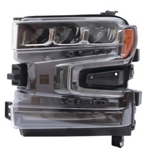 Clear LED Chrome Headlight Assembly Driver Side 2019-2021 Chevy Silverado 1500