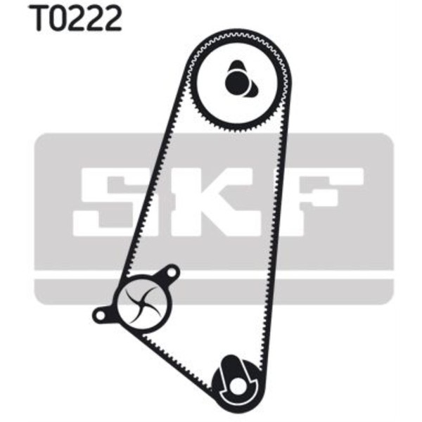 Skf Wasserpumpe + Zahnriemensatz FüR Opel Vectra A 86_ 87_ J89 Calibra 85_-image