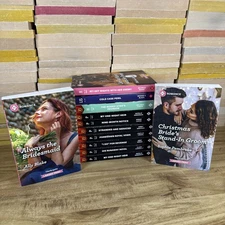 Lot Of 12 Harlequin Mixed Series Romance Book ONLY Large Print Novels Paperback