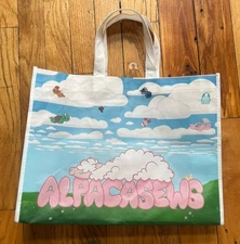 Alpacasews Plushies Reusable Tote Bag NEW