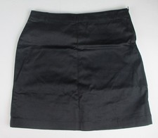 LANDS END Black School Uniform Short Chino Skort Girls 12 NEW