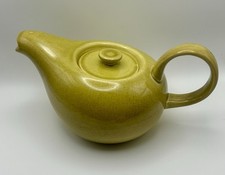 Russel Wright Steubenville Teapot Chartreuse Green Mid Century Modern Vintage