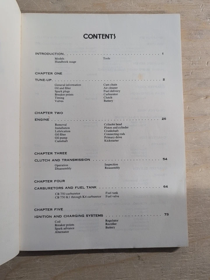 Clymer Honda 750cc Models 1969 - 1974 Service Repair Handbook and Manual - Image 3 of 3