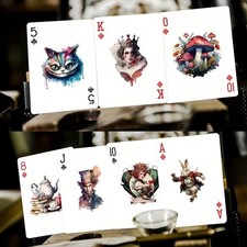 Vintage Alice Tiere Kinder Edition Poker Skat Spiel Spielkarten Geschenk 54