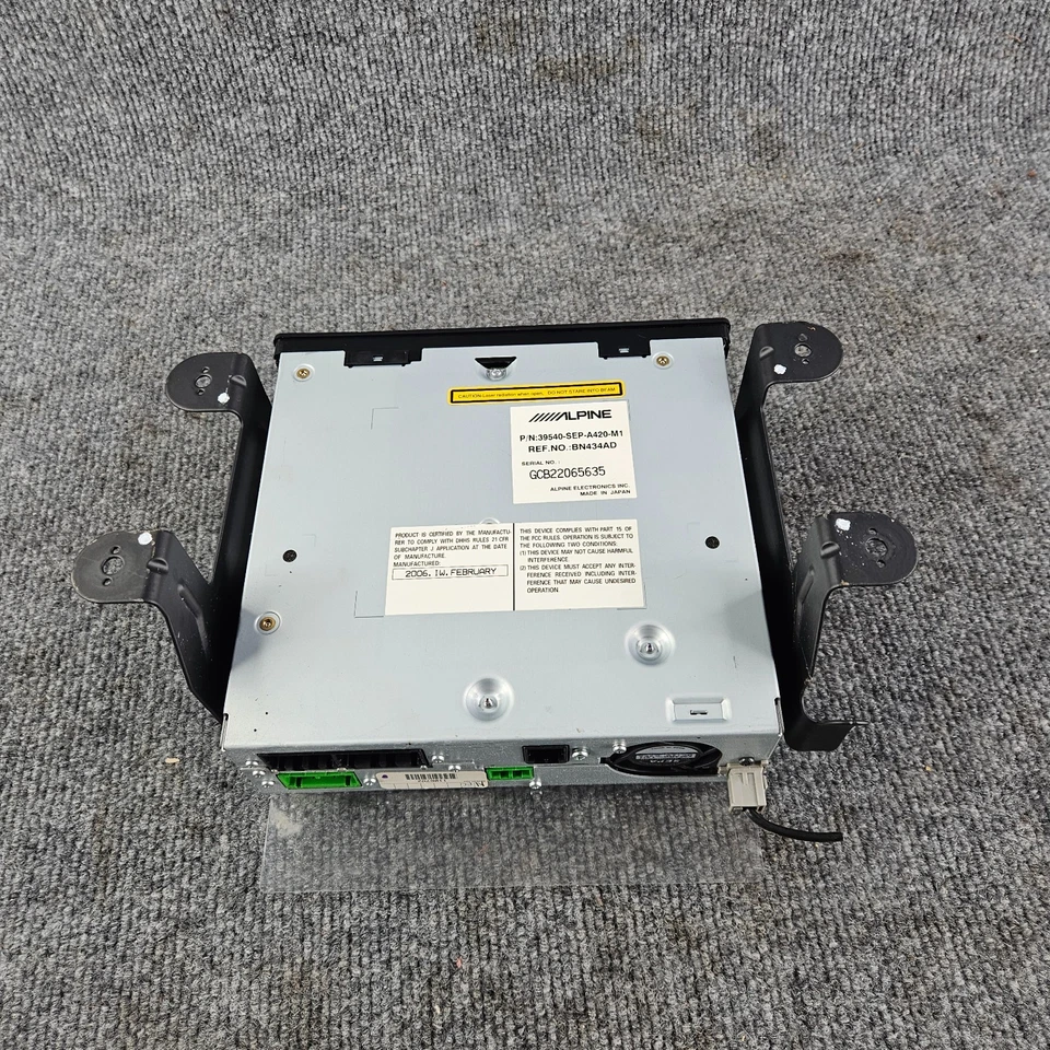 2004-2006 Acura TL GPS MAP Navigation DVD DRIVE 39540-SEP-A420-M1 OEM (TESTED) - Image 3 of 4