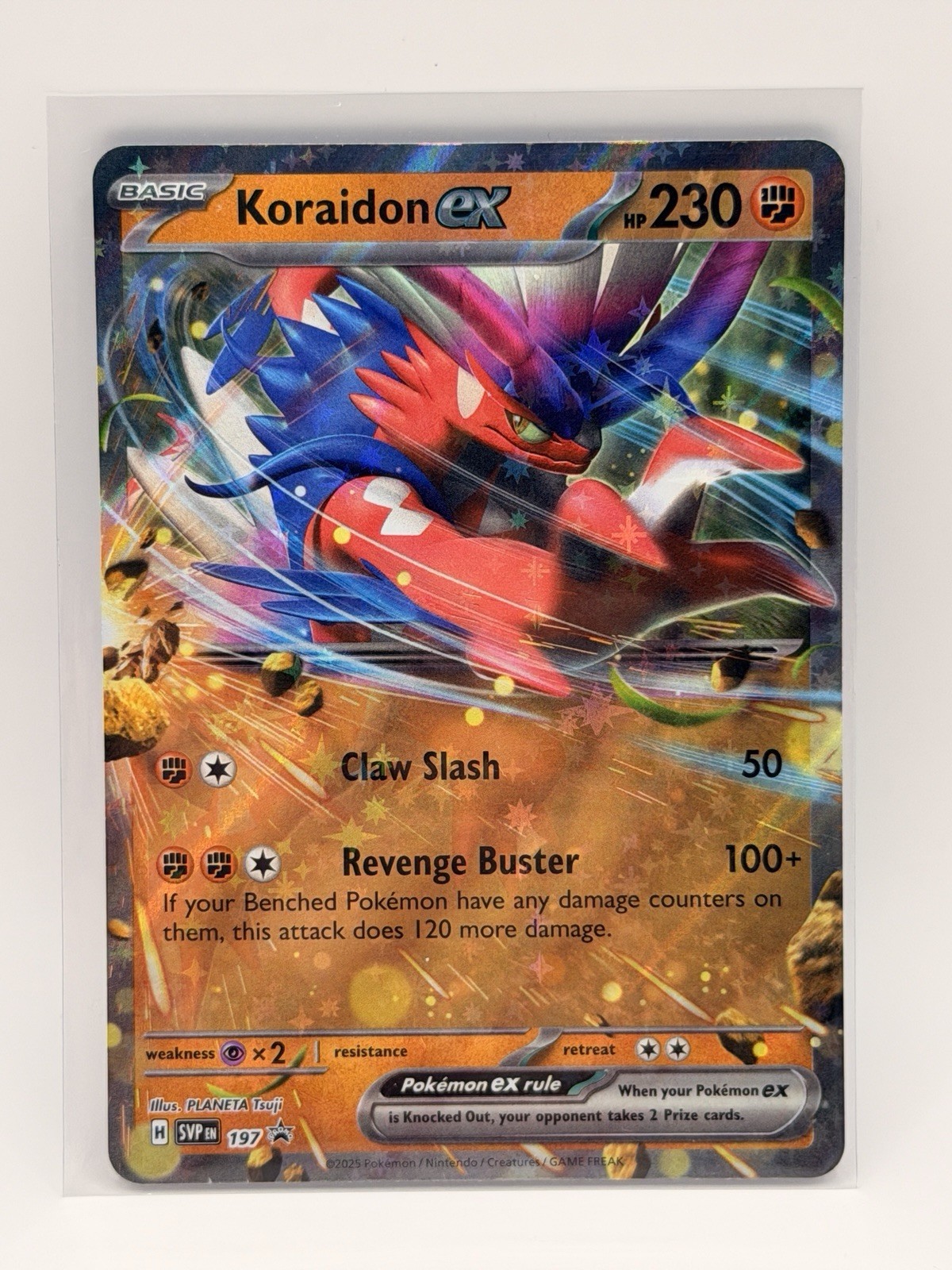 Koraidon EX 197 SVP Scarlet & Violet Black Star Promo Holo Pokemon TCG NM