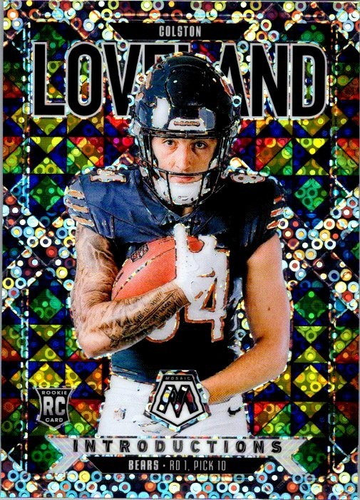 Colston Loveland 2025 Mosaic Disco Introduction Rookie Card #5 - Bears