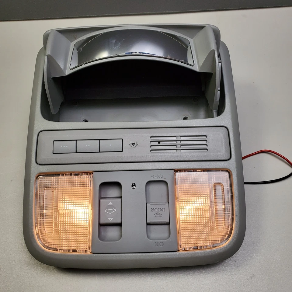 Honda Pilot Dome 2015-2009 gris claro OEM consola aérea HomeLink probado Foto 3 de 4