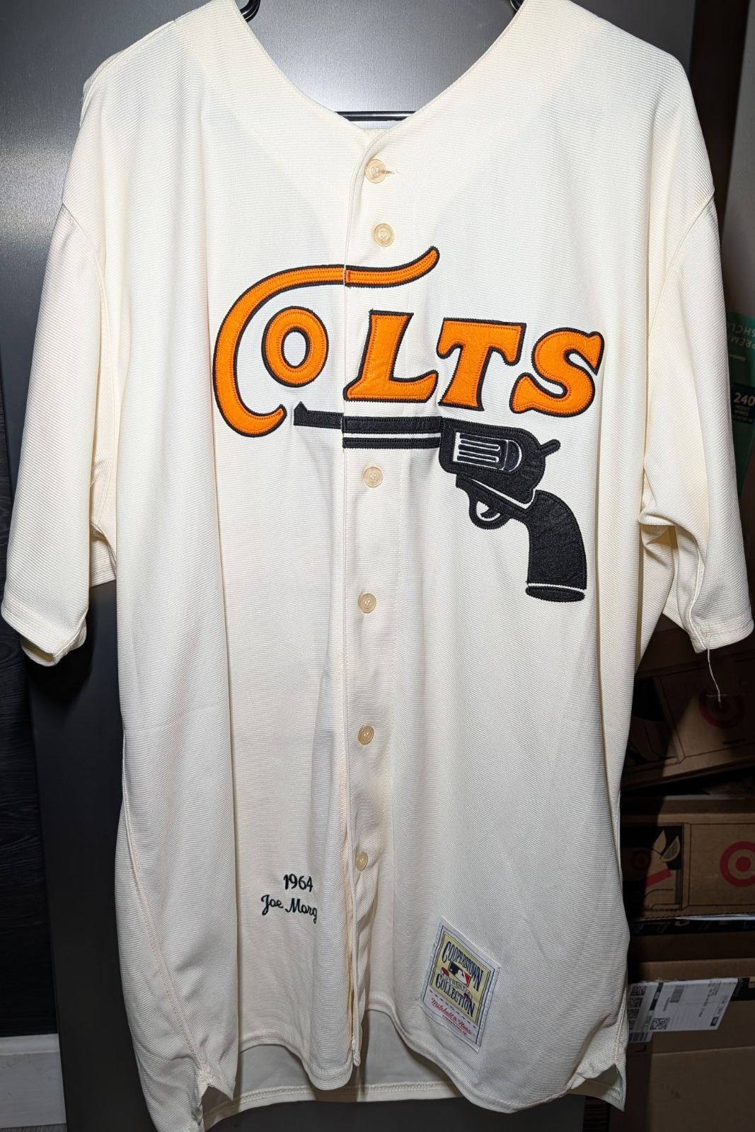 MITCHELL & NESS/HOUSTON COLT .45s 1964 JOE MORGAN MLB JERSEY BRAND
