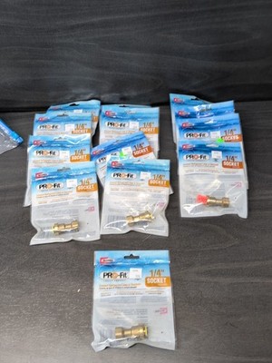 13 Pack Pro-Fit #87036- 1/4'' Socket Refrigerant Line Quick Connect Rectorseal