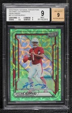 2019 National Convention VIP Neon Green Prizm 3/10 Kyler Murray BGS 9 Auto 5h0