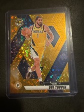Obi Toppin 2024-25 Panini Mosaic Fast Break Gold Bookend 10/10 #4