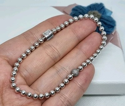 VERPACKT Original Pandora Silber Beads & Pave Armband 21 cm   S925 ALE 