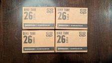 26 Inch 2.3/2.4 Bike Tube 48mm Full Thread Presta Valve Co-Op Cycles 4 Pack
