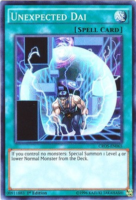 Near Mint Unexpected Dai - CROS-EN065 - Super Rare - 1st Edition - Yu-Gi-Oh!