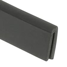 1/16" Rubber Edge Trim, 6.6 ft for Sheet Metal, Car Doors, Table Corners