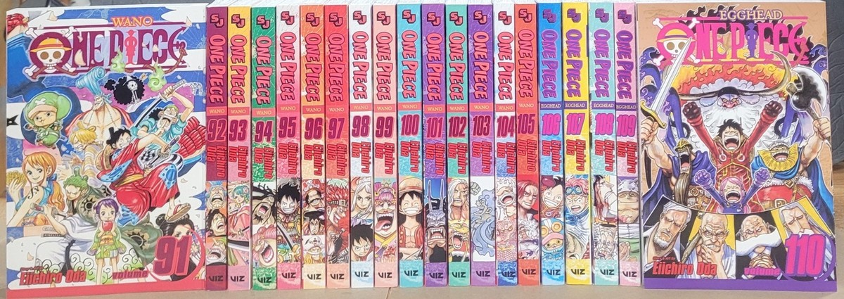 One piece manga set volumes 91-111 Brand New In English From Viz