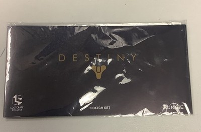 Destiny 3 Patch Set by Bungie New Unused May 2017 Guardians Loot Crate Exclusive