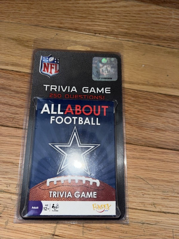 NFL All About Football Trivia Game