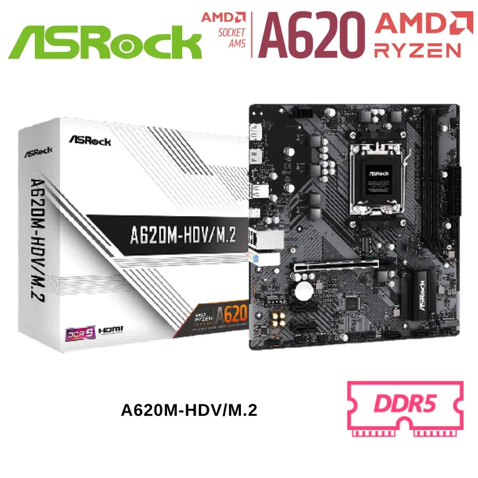 PC Aufrüstkit Bundle mit AMD Ryzen der 7. Gen mit ASRock B650 Mainboard AM5 DDR5 - Bild 3 von 4