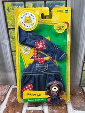 Build a Bear Workshop Denim Dress Set Dress Me 2004 Hasbro NIB NOS New