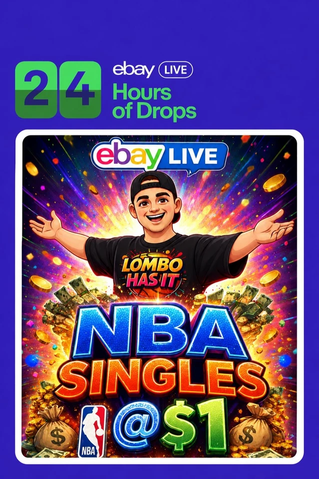 $1 NBA CARD AUCTIONS! 24 HOUR OF DROPS SPECIAL