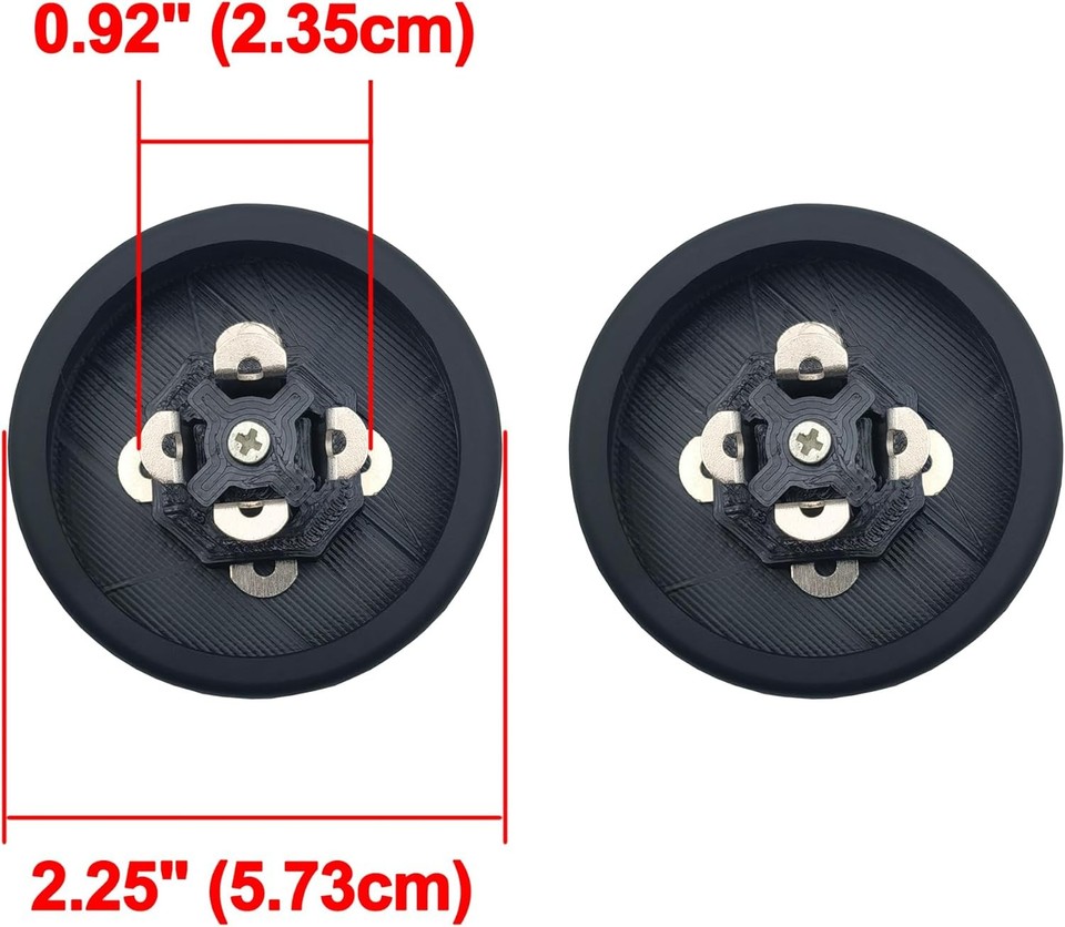 2x Upgraded Replacement Wheels For Ryobi Cordless Stick Vacuum – Fits PCL720K, PBLSV716K