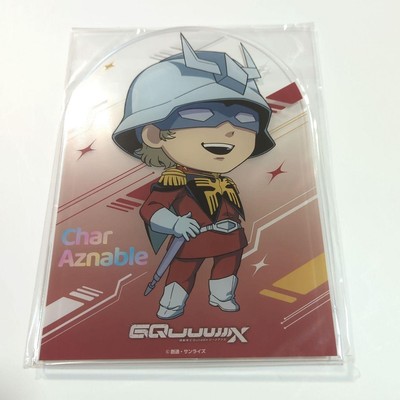 Gundam Gquuuuuux Char Acrylic Panel S Prize Atre Akihabara Raffle Stand ...