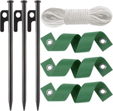 Heavy Duty 12 Tree Stakes And Supports For Young Trees Set Of 3 Tree Stake Kit