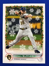 2022 #HW165 Corbin Burnes Topps Holiday Baseball