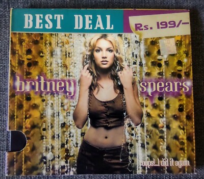 BRITNEY SPEARS BEST DEAL INDIA SLIM PACK CD Album 2007 Mega Rare OOP POP