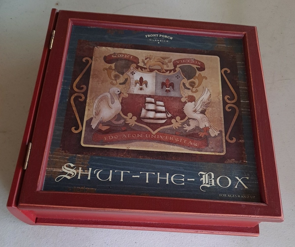 Shut-the-Box Dice Game, Front Porch Classics. | eBay