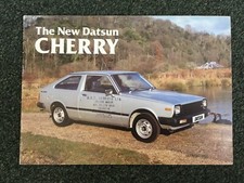 DATSUN (NISSAN) CHERRY BROCHURE, 1982, FREE UK POST. PLEASE READ DESCRIPTION.