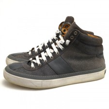 JIMMY CHOO BELGRAVIA High Top Sneaker in Suede Leather GY / US 8 / LTD From JP