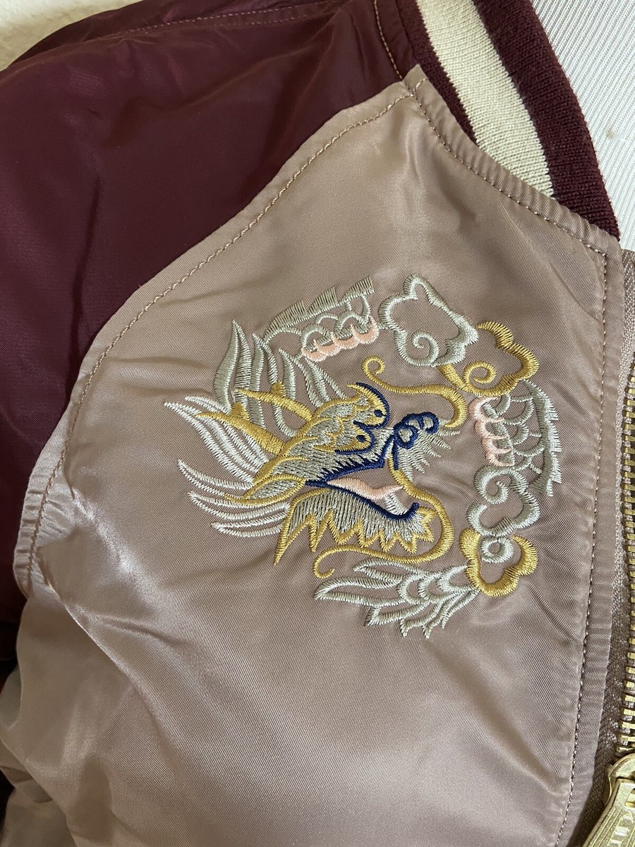 ALPHA INDUSTRIES MA-1 JAPAN SOUVENIR EAGLE BOMBER JACKET ALPHA INDUSTRIES MA-1 JAPAN SOUVENIR EAGLE BOMBER JACKET