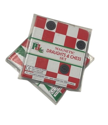 PG TIPS TEA Magnetic Games - Backgammon Set x 1 & Figuren & Schachspiel x 1