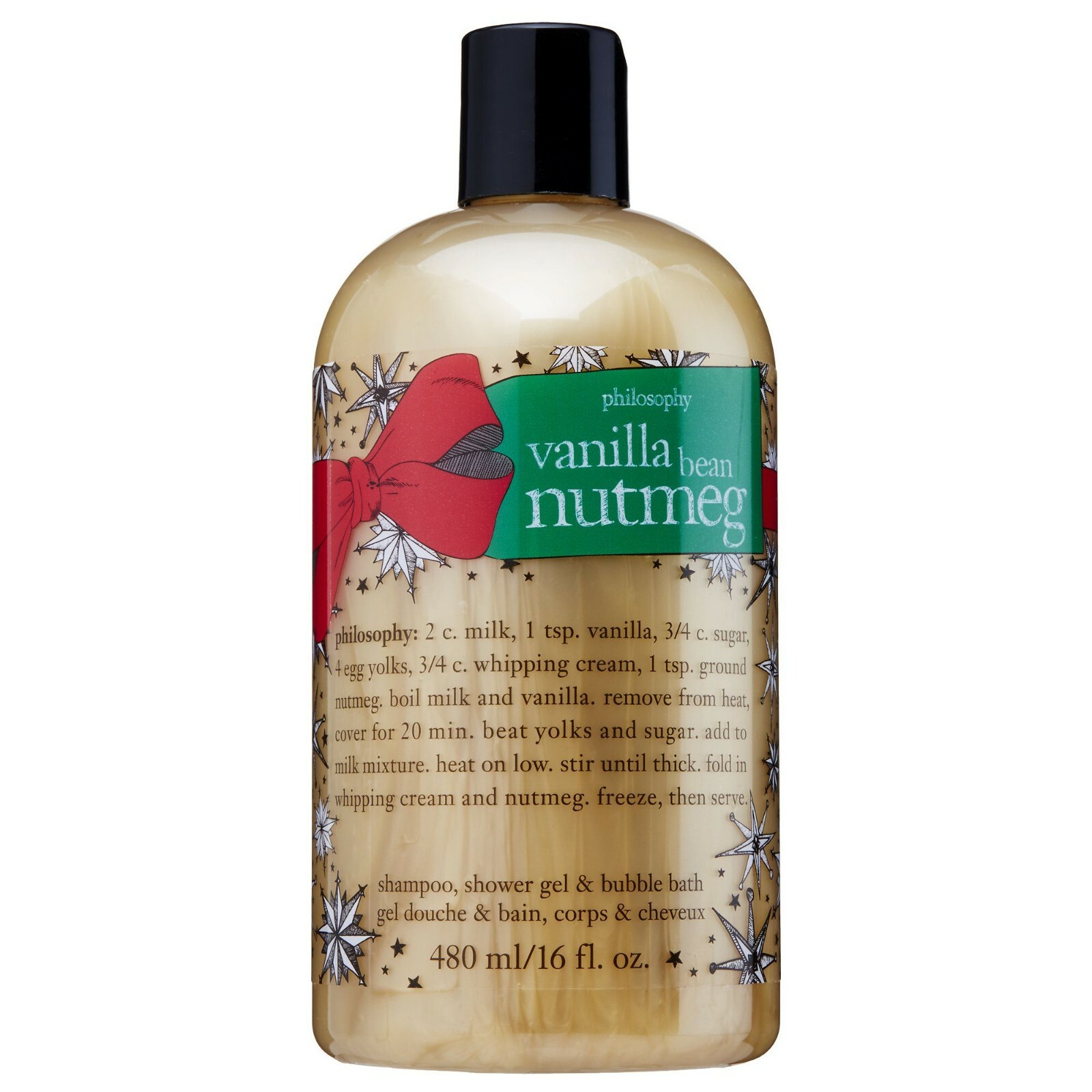 Philosophy VANILLA BEAN NUTMEG 16 oz 480 ml Shampoo Shower Gel & Bubble Bath NEW eBay
