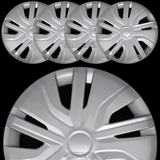 4 New 2017-25 Mitsubishi Mirage ES RF 14" Wheel Covers Snap On Full Rim Hub Caps