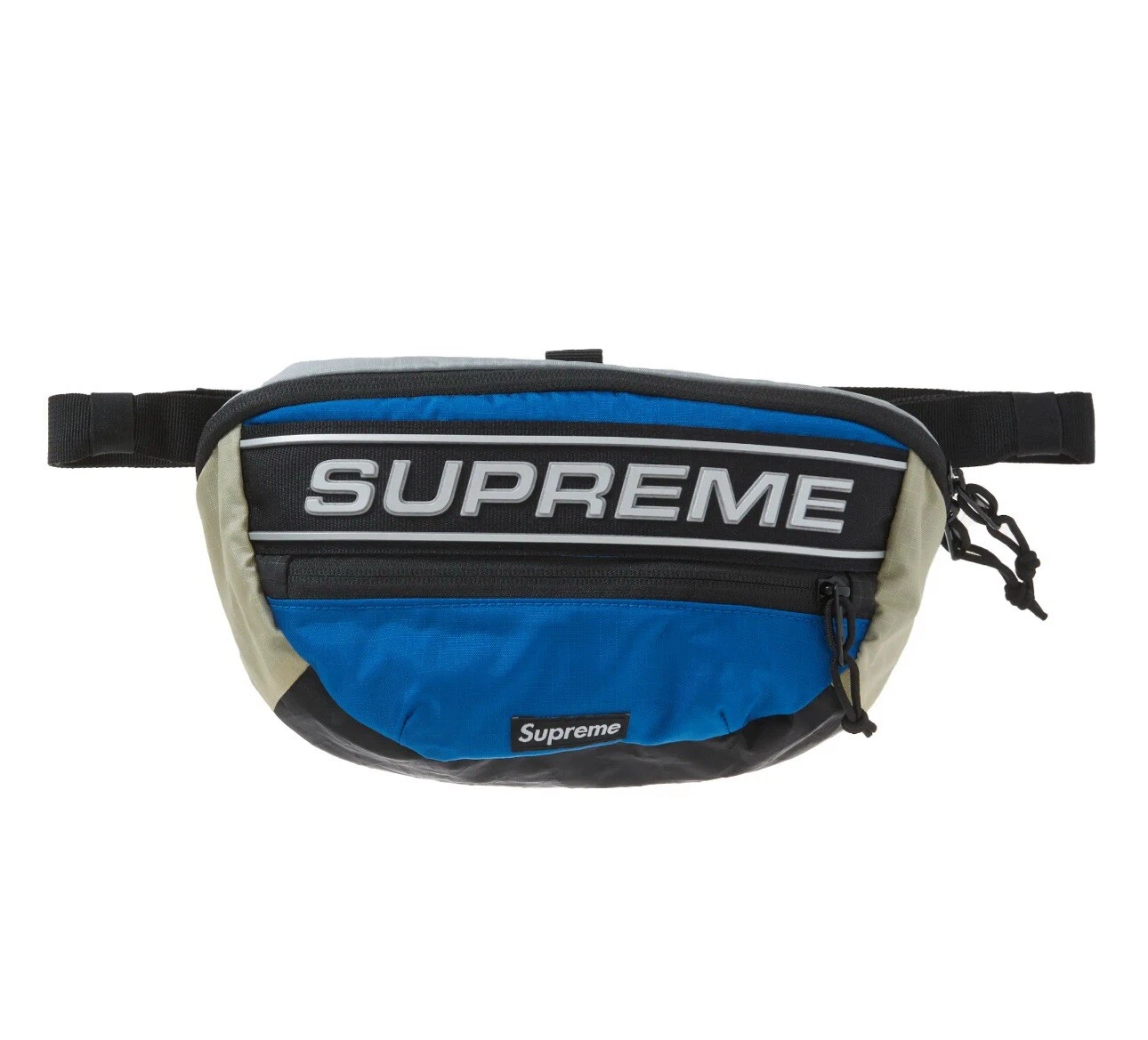 SAC TAILLE LOGO 3D SUPRÊME BLEU FW23 (100% AUTHENTIQUE) NEUF OS