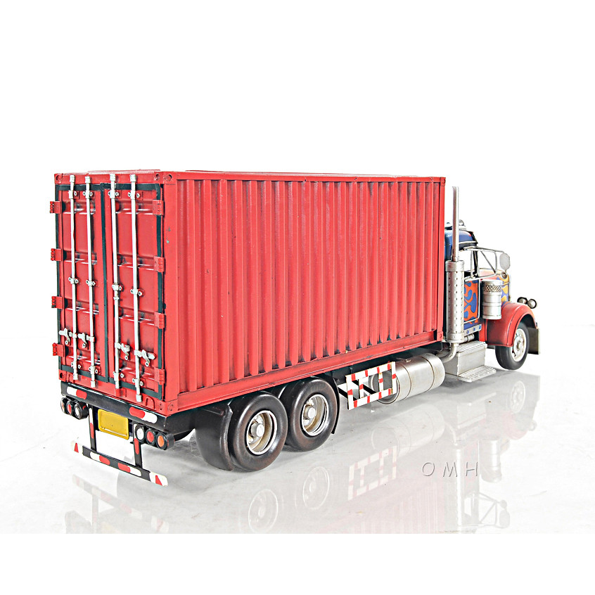 Rectangular Tissue Holder 10 Wheeler Box Container Truck 19.5