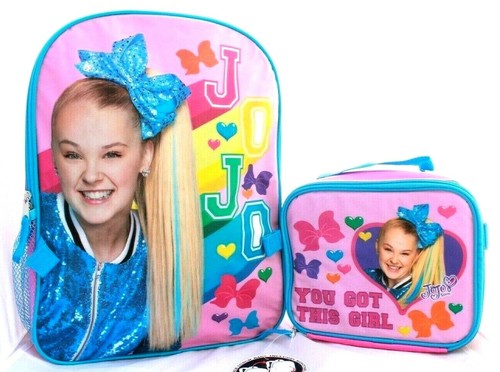 JoJo Siwa Girls School Backpack Lunch 