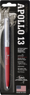 Fisher Space Pen Apollo 13 Space Red 5.13'' Water Resistant Pen 001273