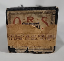 VTG International 92515 Last Night On the Back Porch Player Piano Music Roll