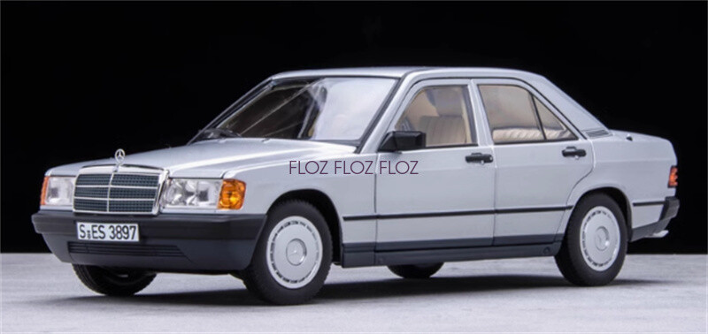 1:18 for NOREV for Mercedes for Benz 190E W201 for C-class Silver
