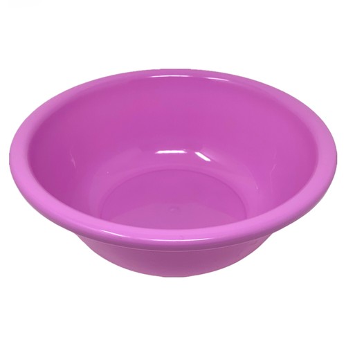 12" Round Plastic Wash Basin Dish Bowl, Laundry Bowl, Cleaning Pail, 4