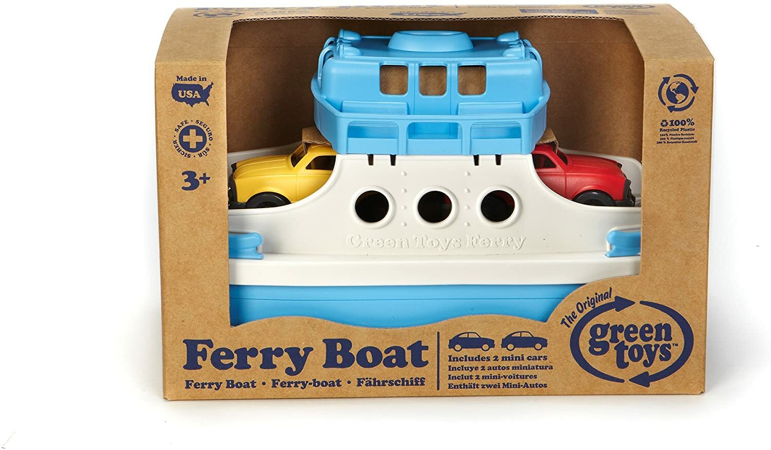 green toys ferry boat bathtub toy